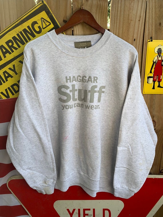 Vintage 90s Haggar  stuff you can wear Sweatshirt 