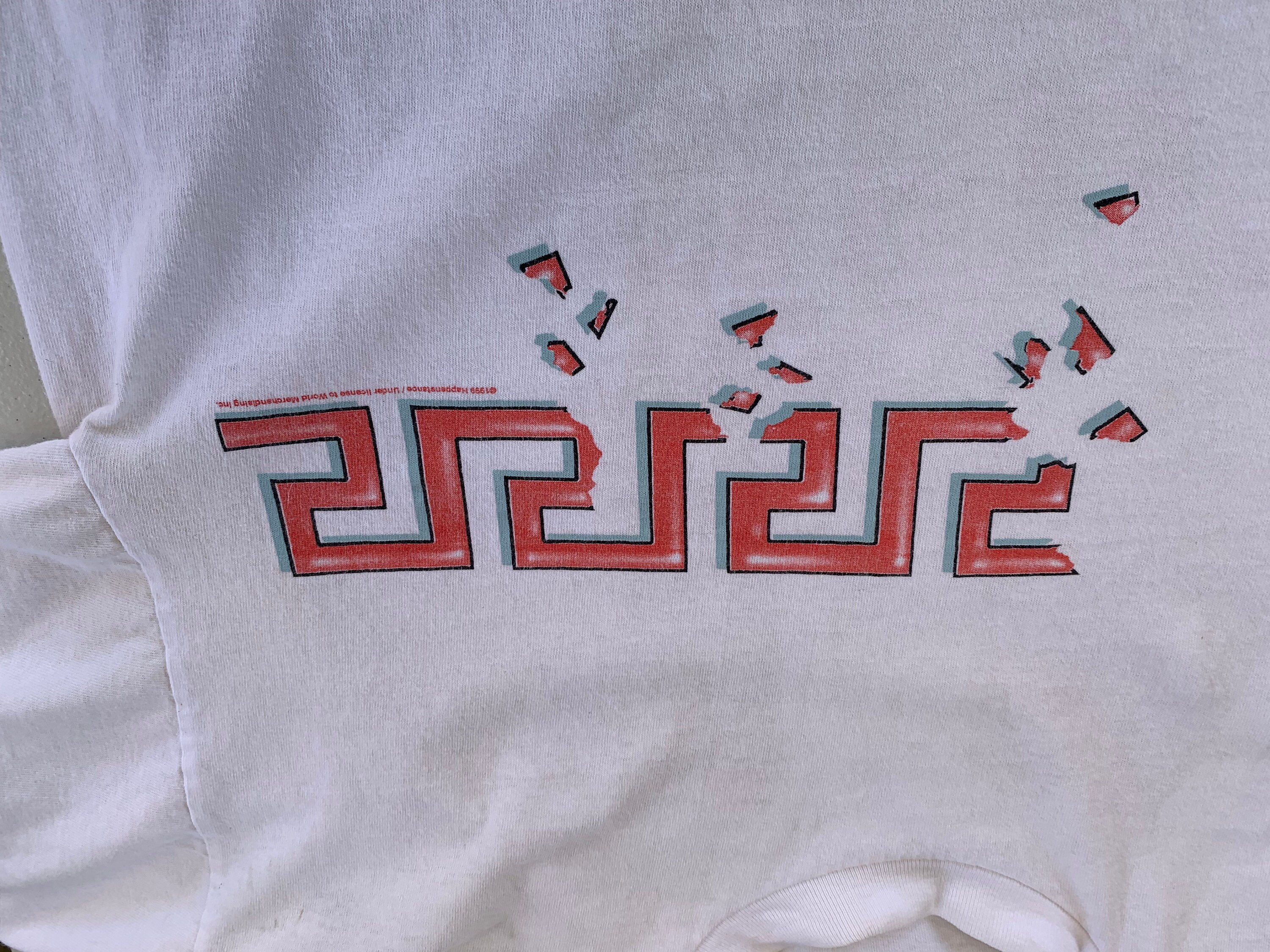 ヴィンテージ 90年代 エルトン・ジョン ヴェルサーチ Tシャツ - 両面 