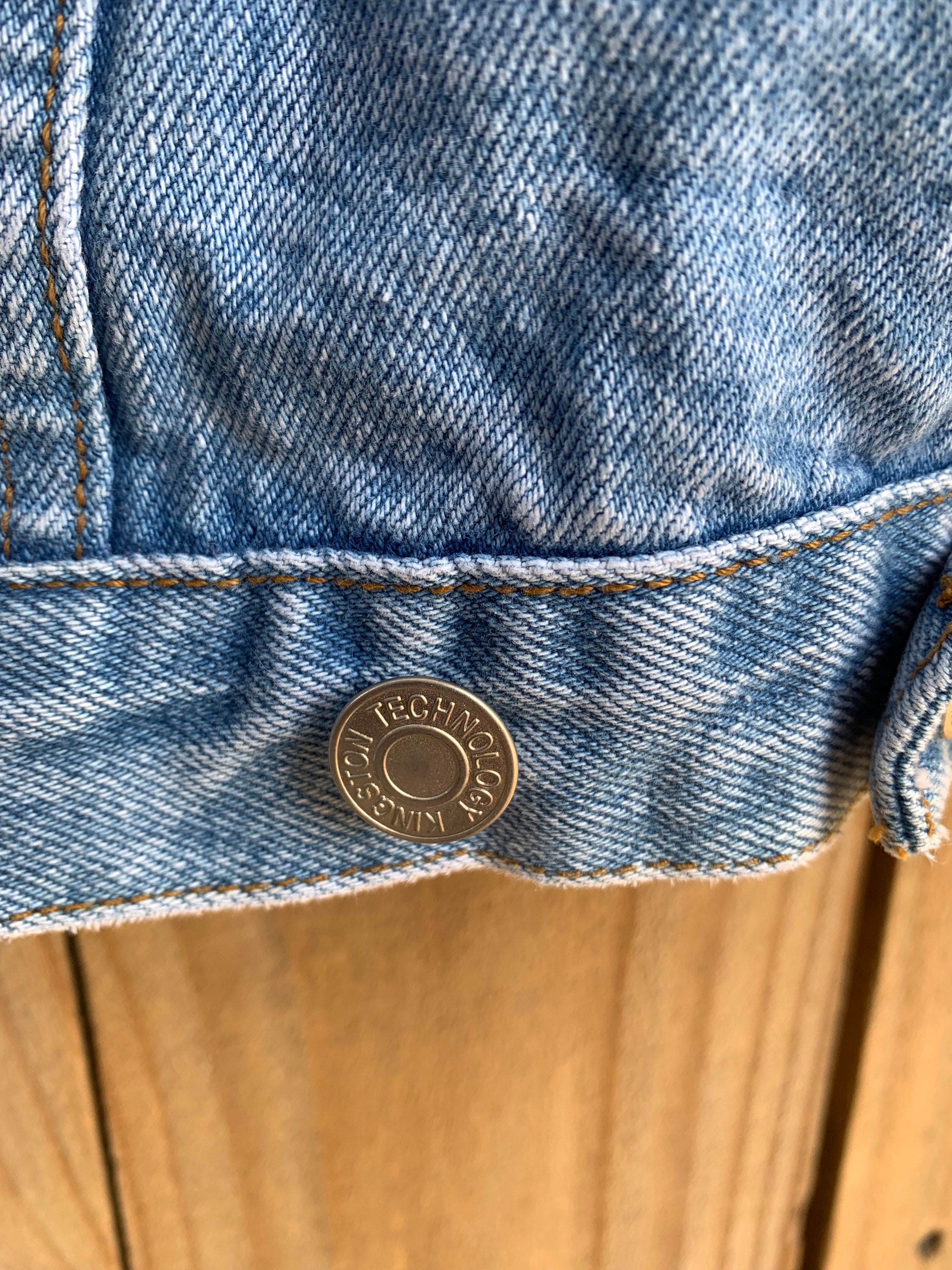 Vintage 90s Kingston Technology Denim Jacket Size M - Etsy