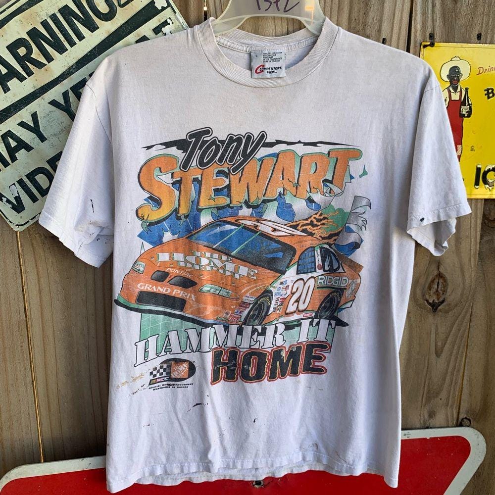 Vintage 1999 Tony Stewart Nascar by Competitors View Double Sided 