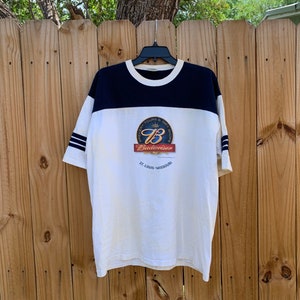 Vintage 00s Budweiser Anheuser Bush St Louis Missouri T-Shirt Größe XL