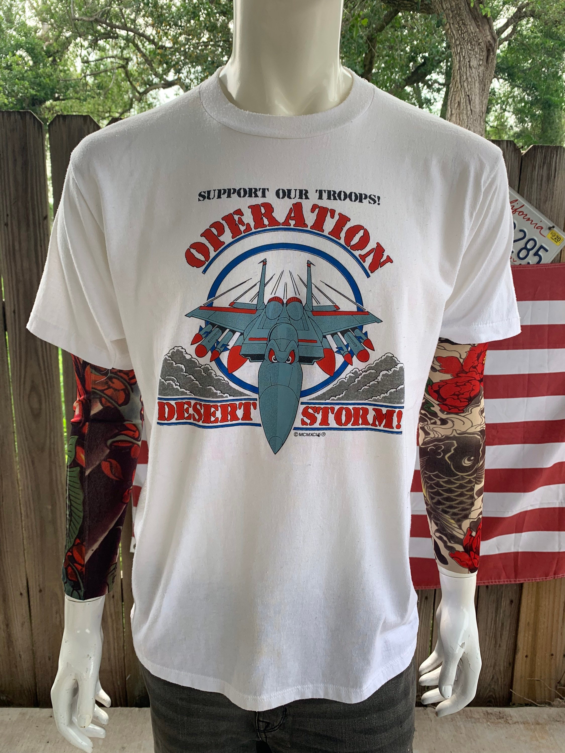 desert sports wear 80s ビンテージフェードT desert sports wear 80s ビンテージフェードT