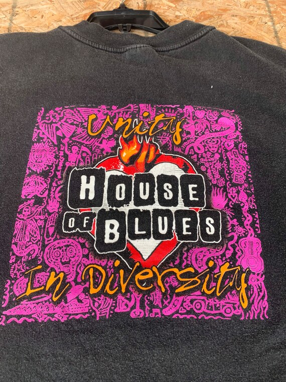 Vintage 90s House of Blues T-shirt Size XXXL - image 3
