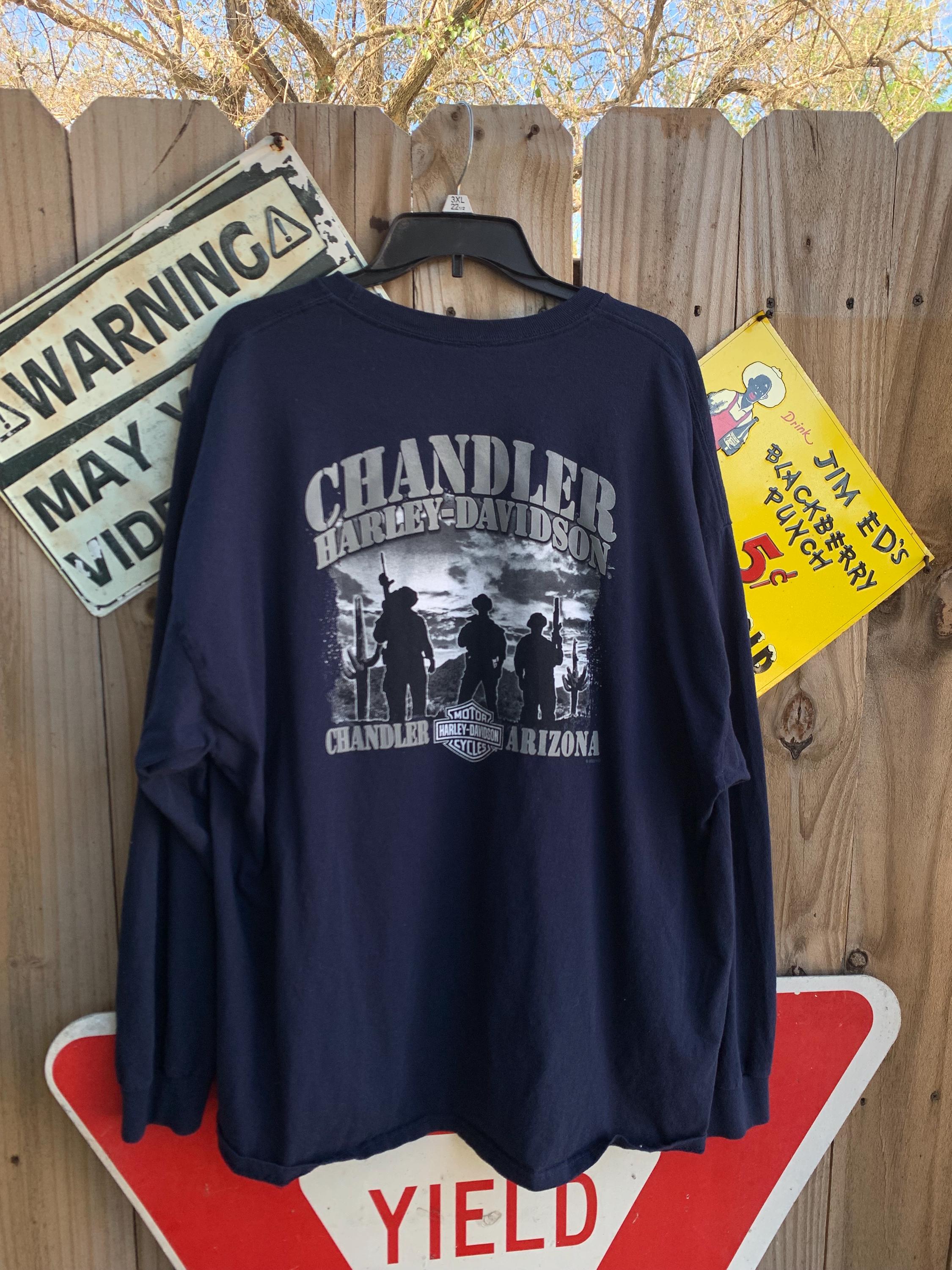 Harley Davidson Chandler Arizona Long Sleeve Shirt Size 3XL - Etsy