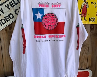 Vintage 90s Red Hot Chile Spikers Graphic Tee - Size XL
