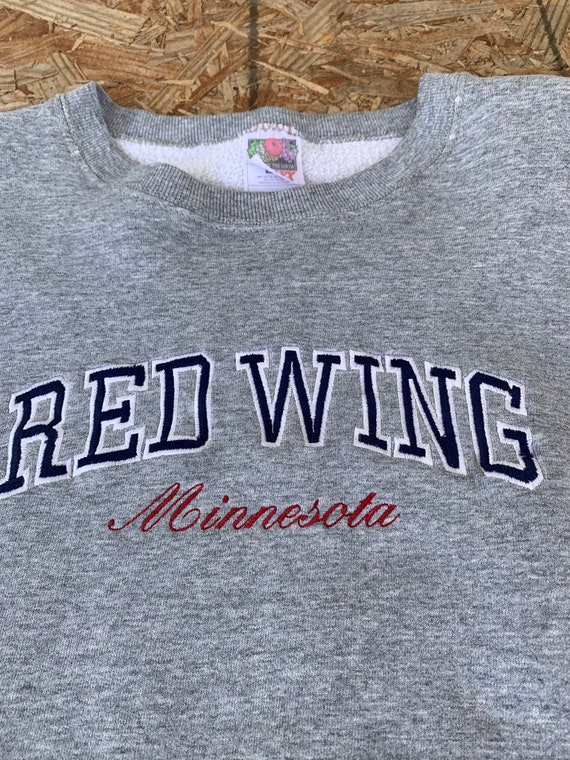 Vintage 90s Minnesota Red Wing Sweatshirt Size XXL - image 1