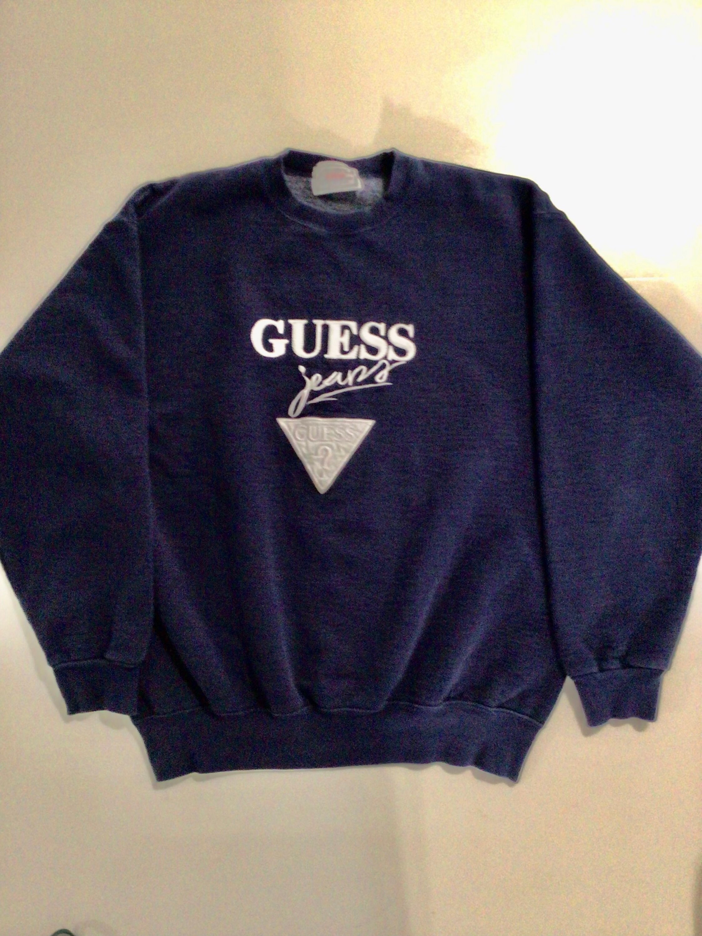 Vintage guess shop sweatshirt mens