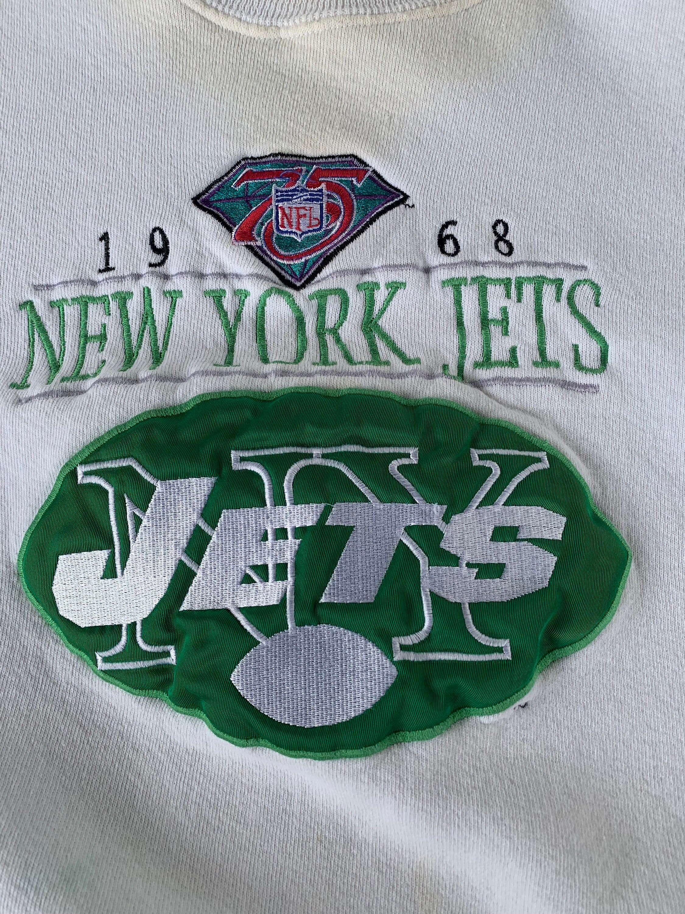 Vintage 1994 New York Jets Embroidered Heavyweight