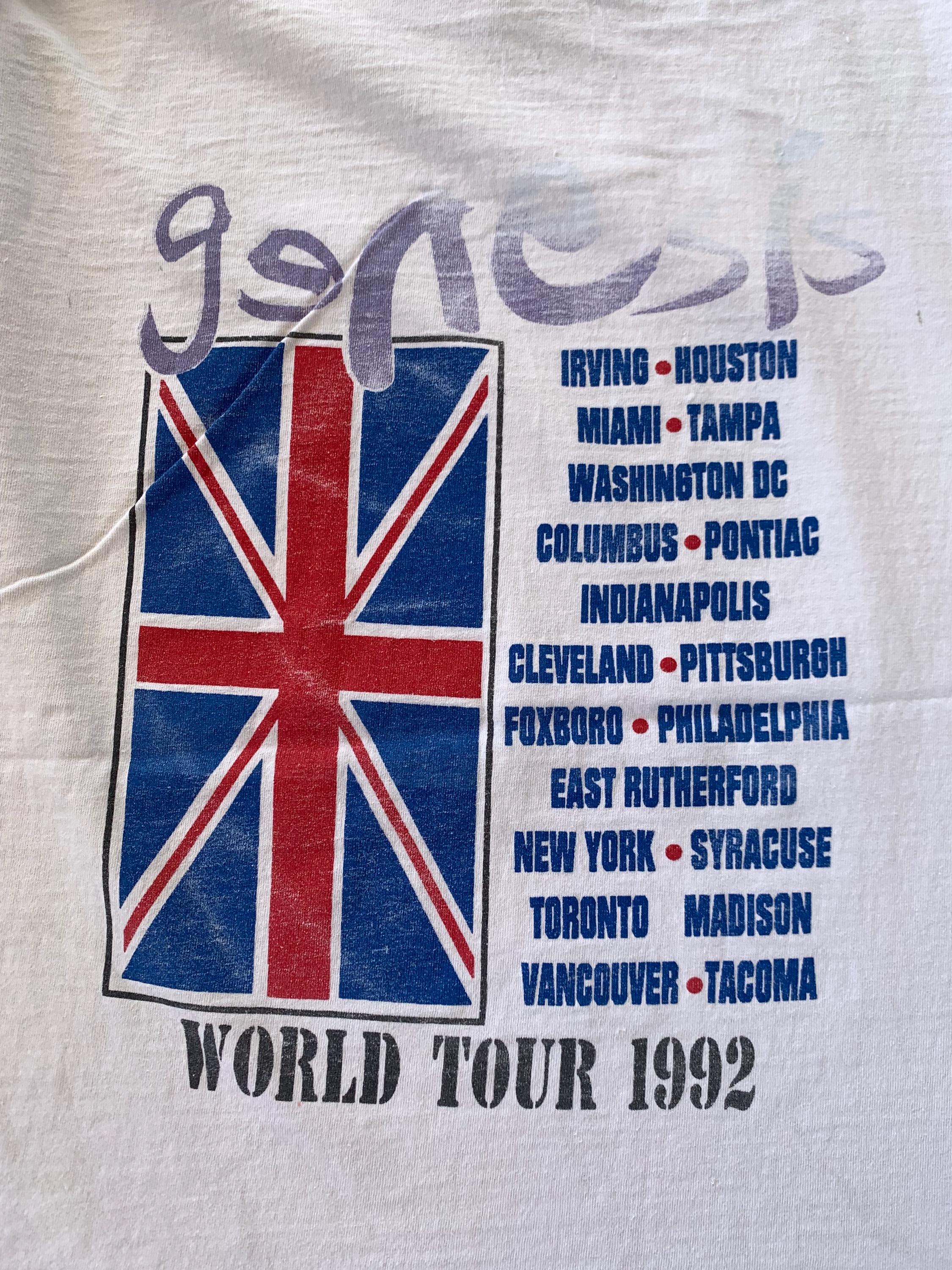 Vintage 90er Jahre Genesis We Can't Dance World Tour 1992 UK