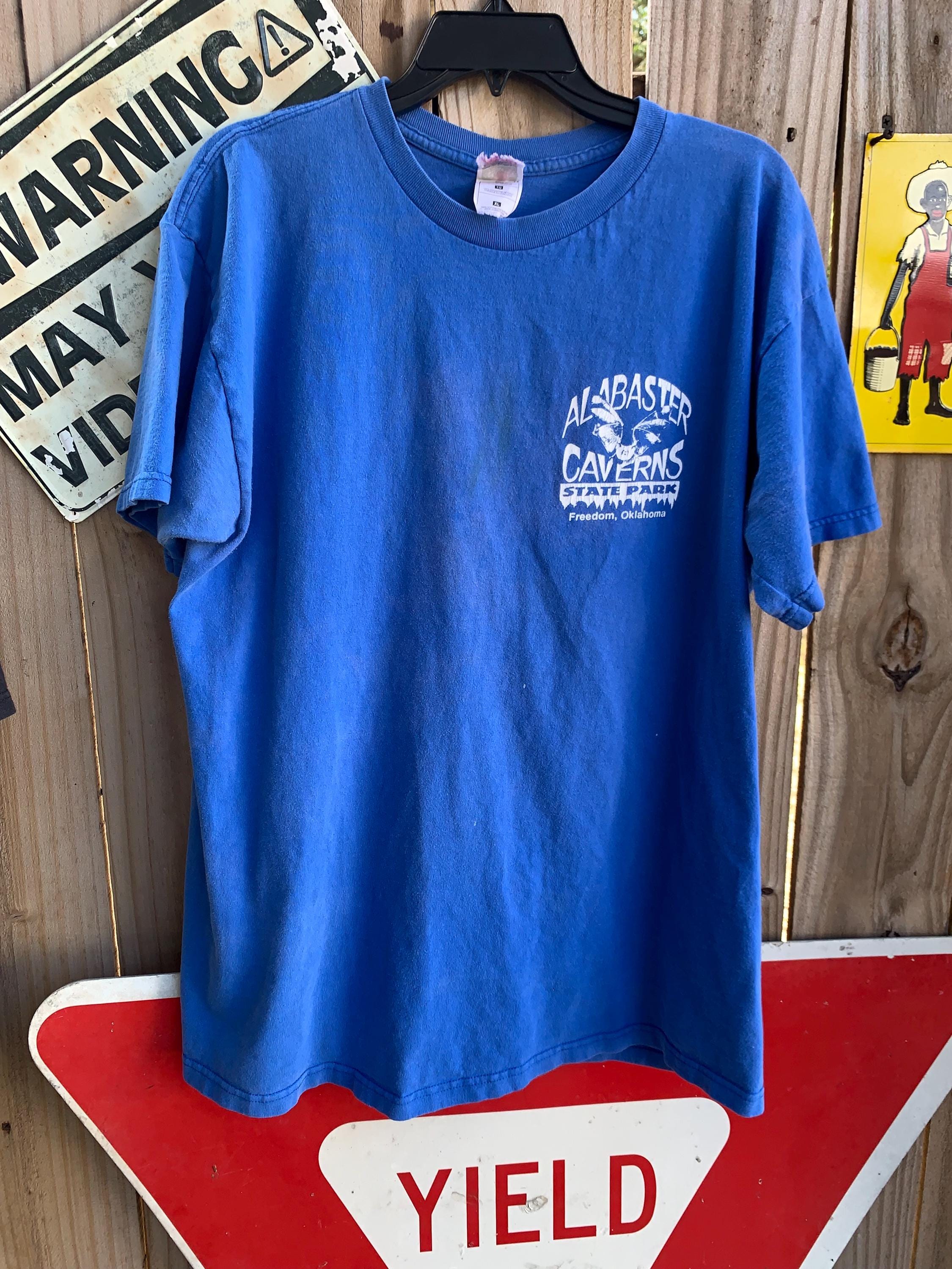 90年代ヴィンテージ アラバスター洞窟州立公園 Tシャツ：コウモリの