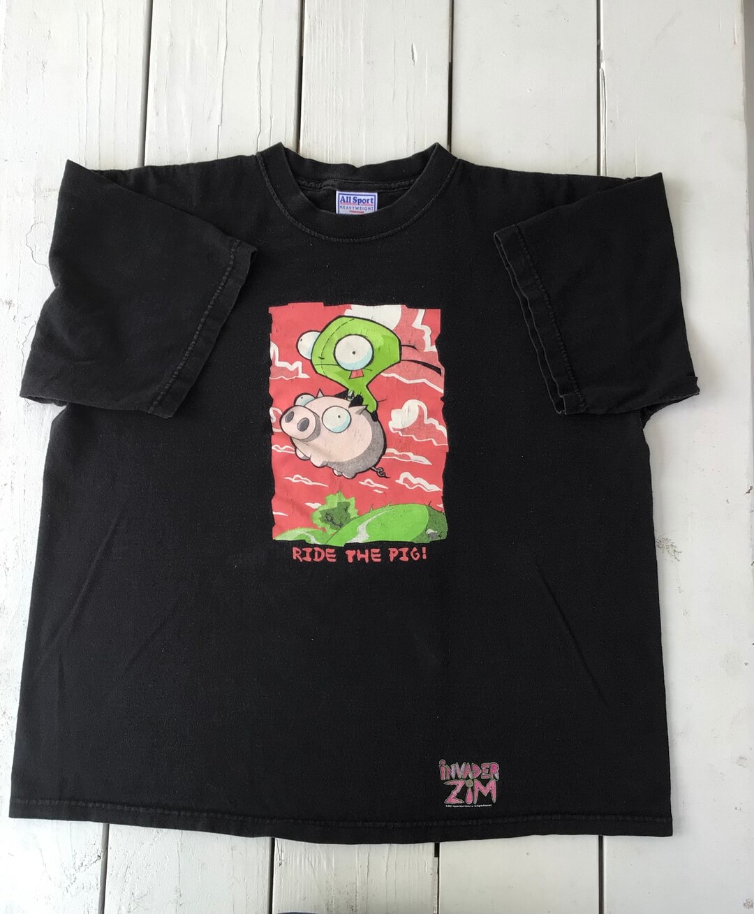 15960円安い売れ筋 値引き 00S当時物iNVADER ZIM DOOM Tシャツ