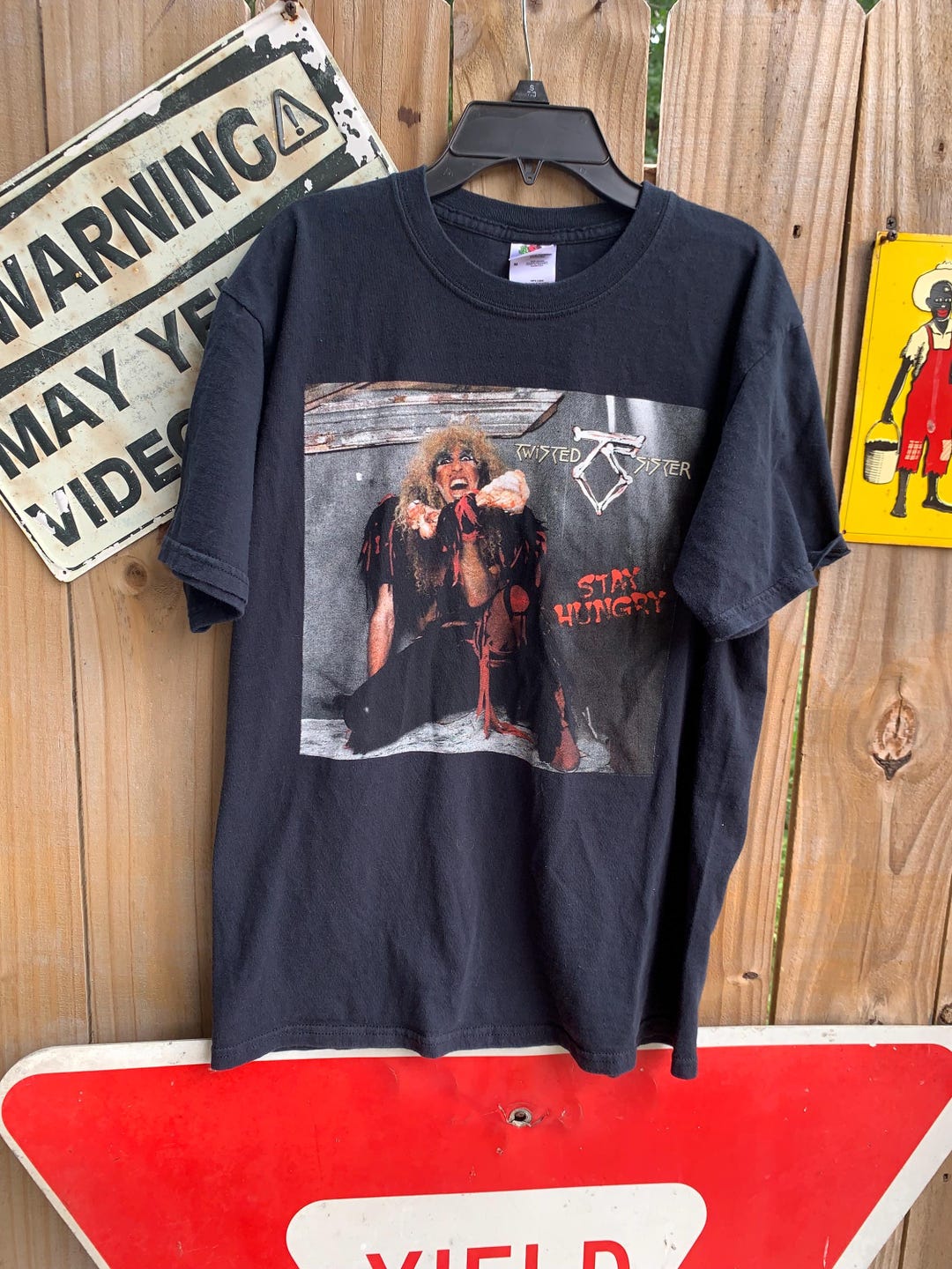 Vintage Twisted Sister Stay Hungry Fantasy T-shirt Size: Medium - Etsy