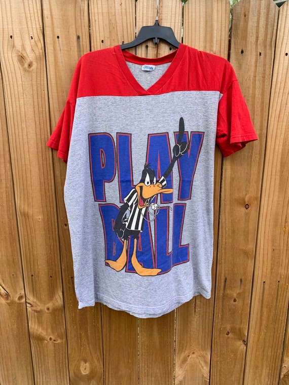 Vintage 90s Daffy Duck Night T-shirt Size XL - Etsy