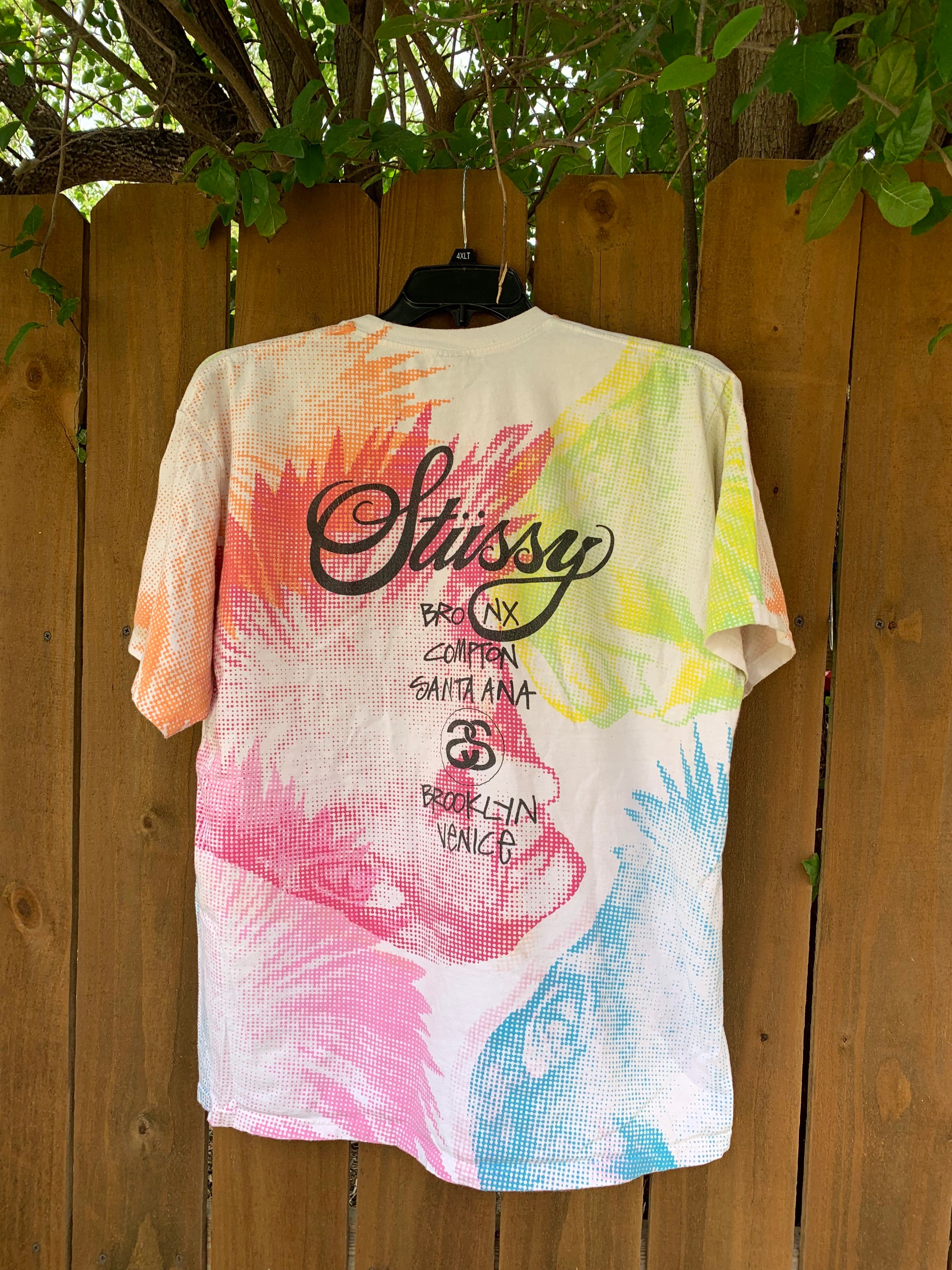 Vintage 00s Stussy Tie Dye T-shirt Size XL - Etsy Hong Kong