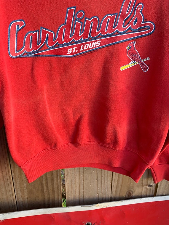 Vintage Y2K St Louis Cardinals Sweatshirt Size Yo… - image 2