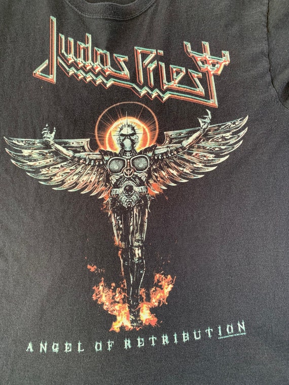 Vintage Y2K Judas Priest Angel of Retribution Album Promo T
