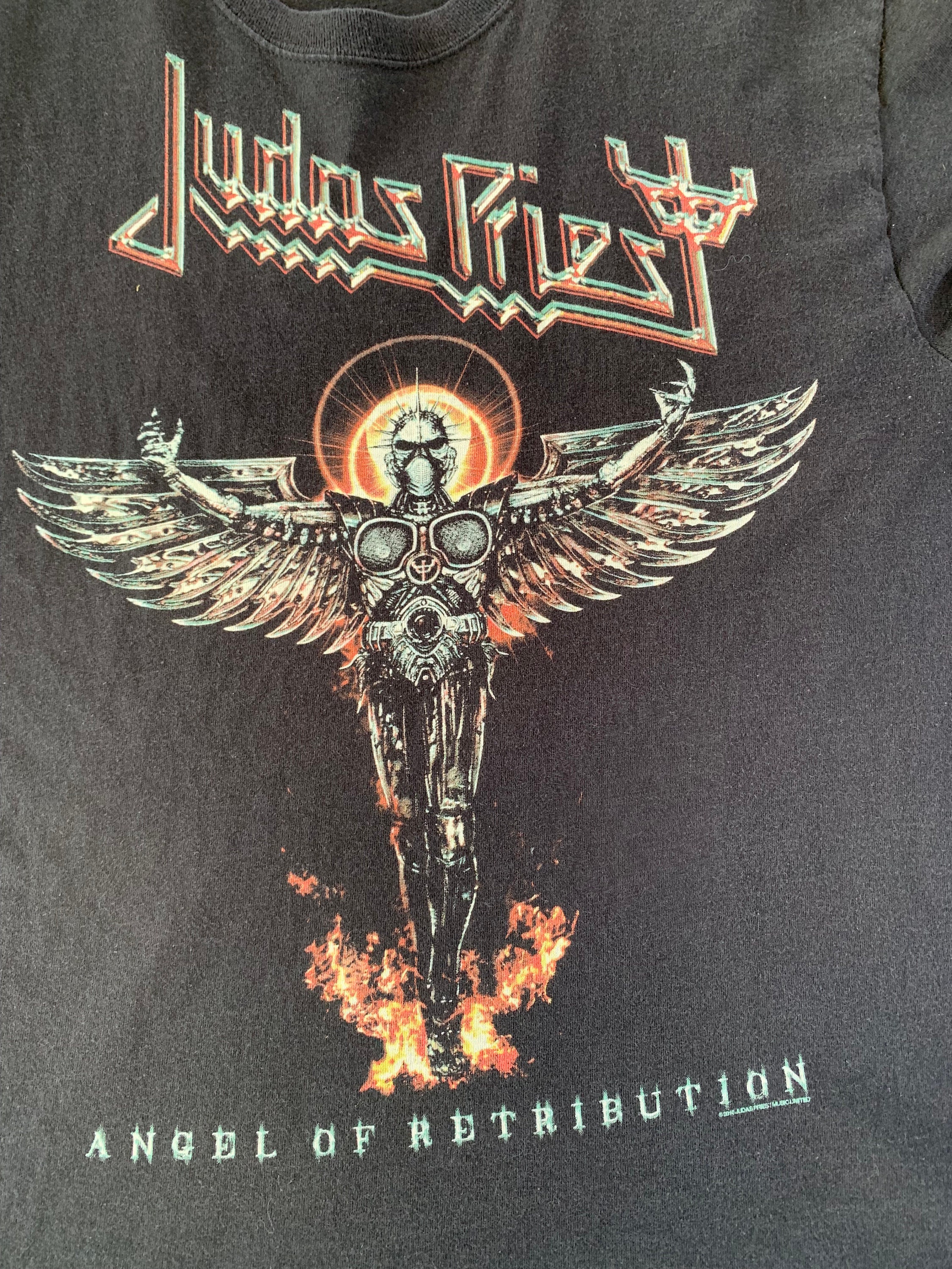 Vintage Y2K Judas Priest Angel of Retribution Album Promo T