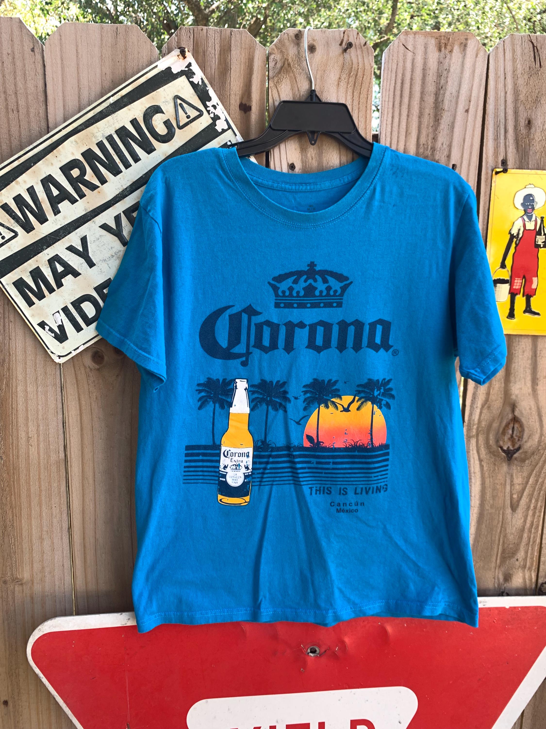 Mexican Corona Dude Drinking Beer Ringer Tee Mexican Corona Dude Drinking Beer Ringer Tee