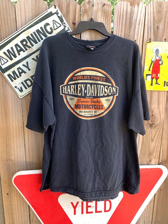 Vintage 00s Harley Davidson Double Sided T-shirt General Store 
