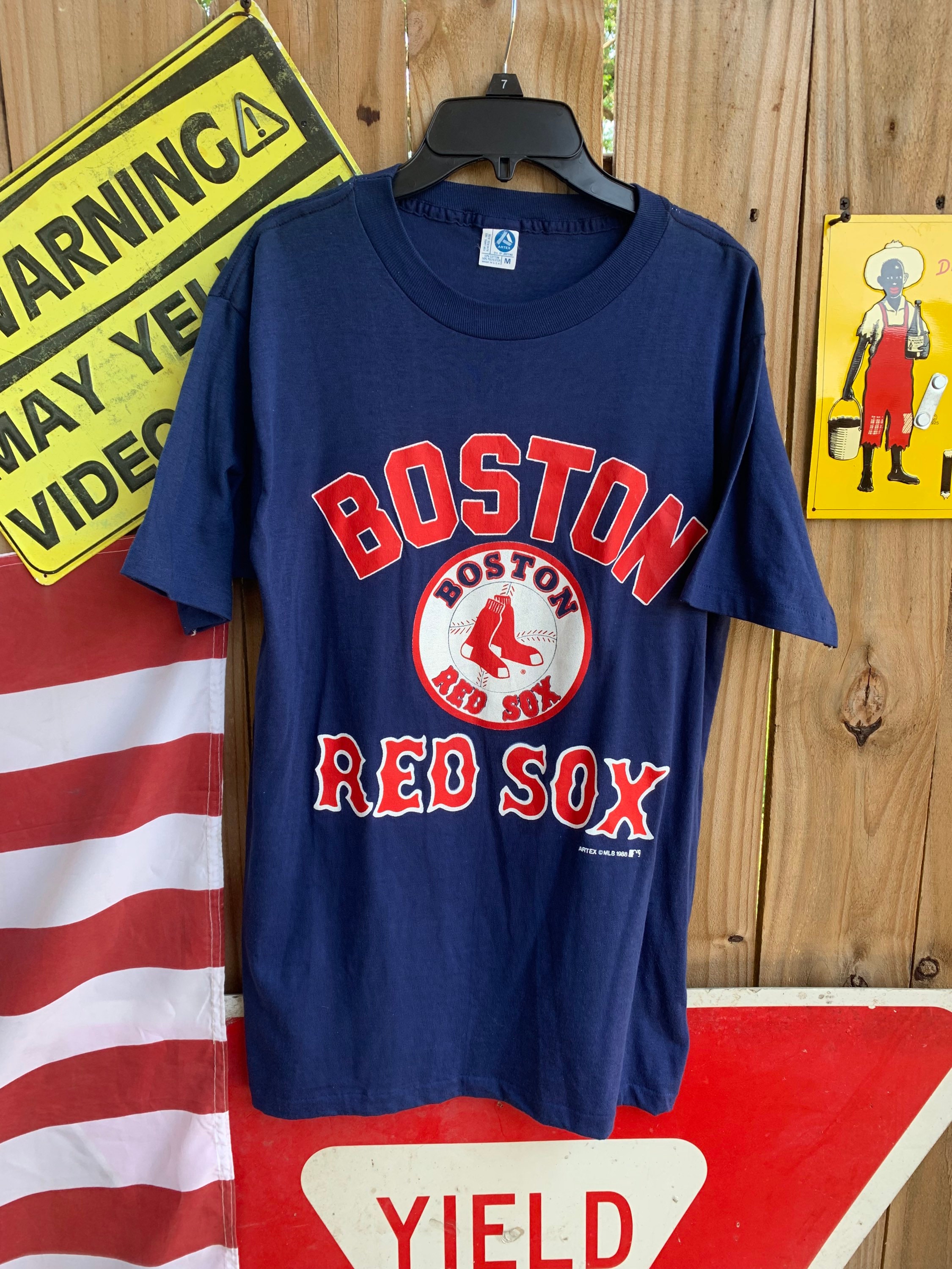 red sox vintage tee