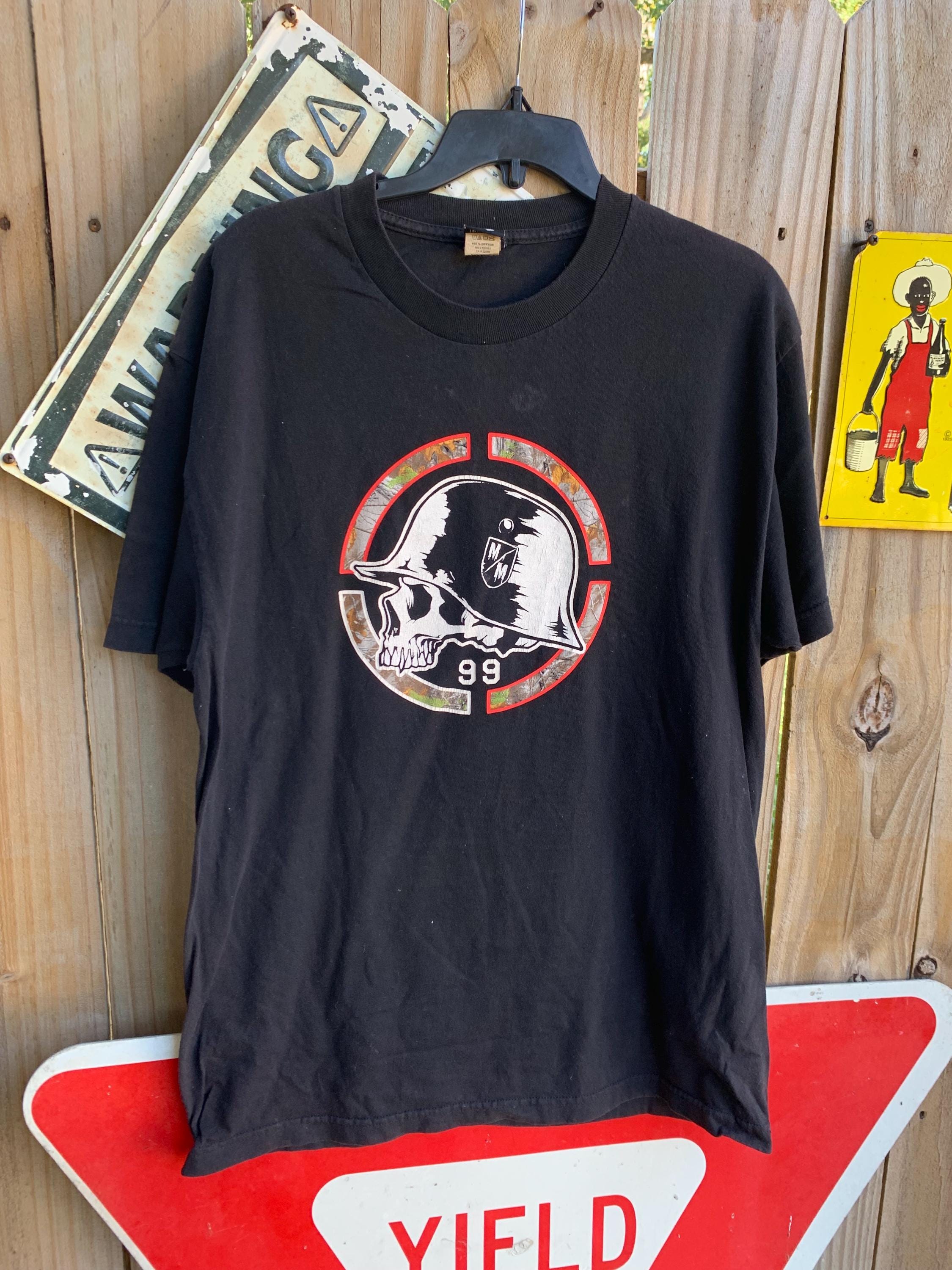 Vintage 1999 Metal Mulisha Skull Tshirt Size L - Etsy