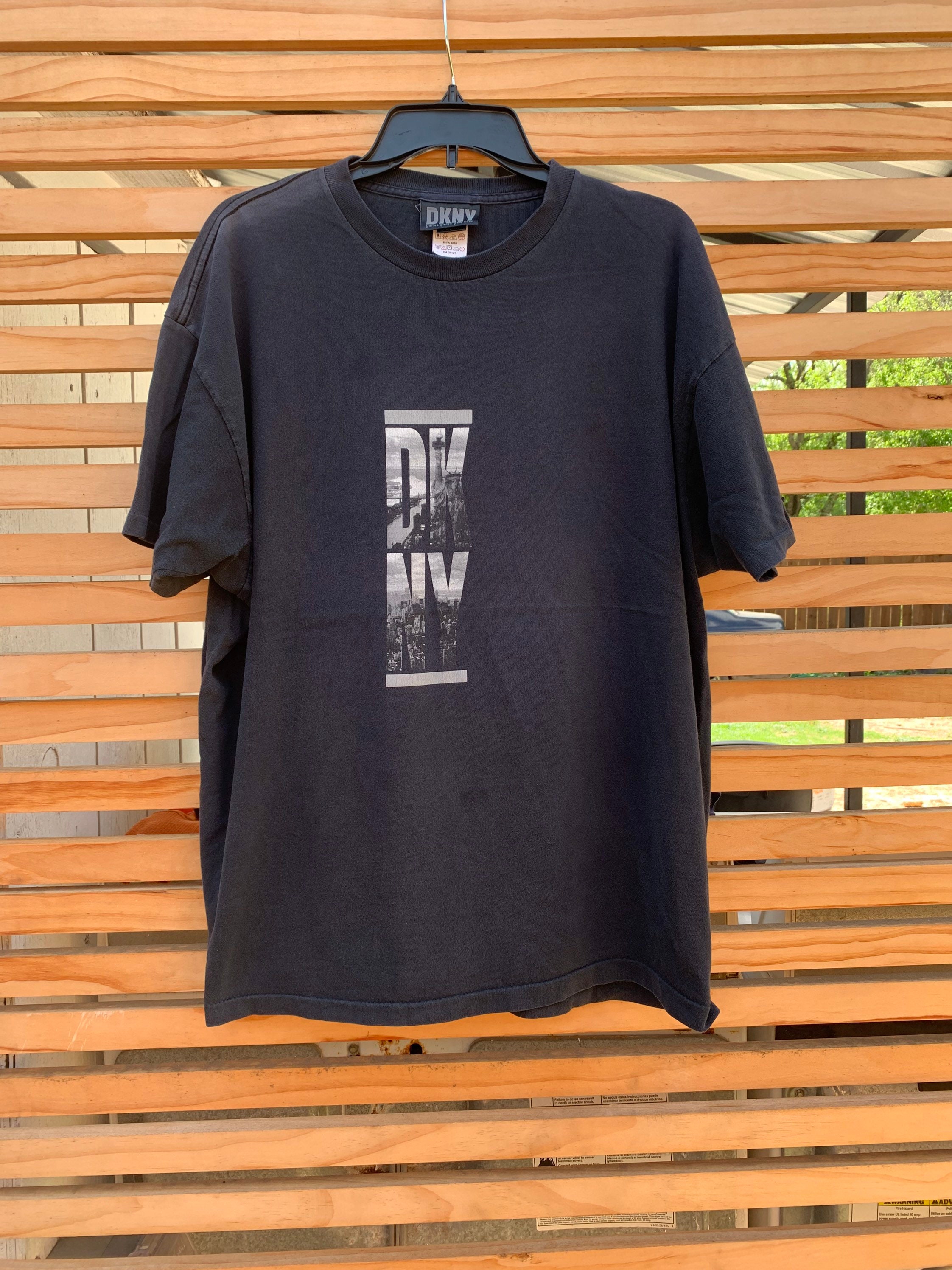 Vintage 90s Donna Karan New York T-shirt Size L - Etsy
