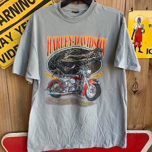 Vintage 80s-90s Harley Davidson T-shirt Size L Las Vegas Nevada