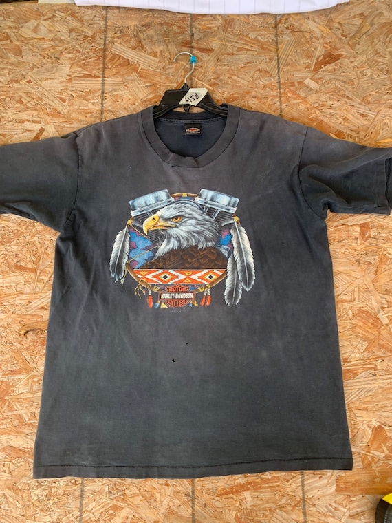 Vintage 1997 Harley Davidson Native Eagle T-shirt 