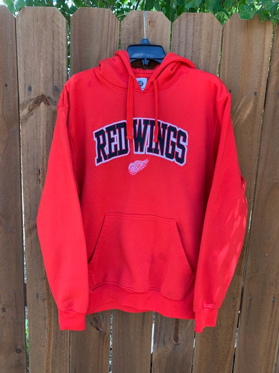 Vintage Red Wings NHL Hoodie Size L - image 1