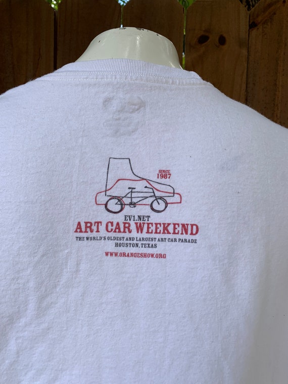 Vintage Y2K Art Car Weekend Houston Texas T-shirt… - image 5