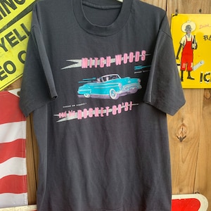 Vintage 80s Mitch Woods and His Rocket 88s blues and Jazz Band T-shirt Size L