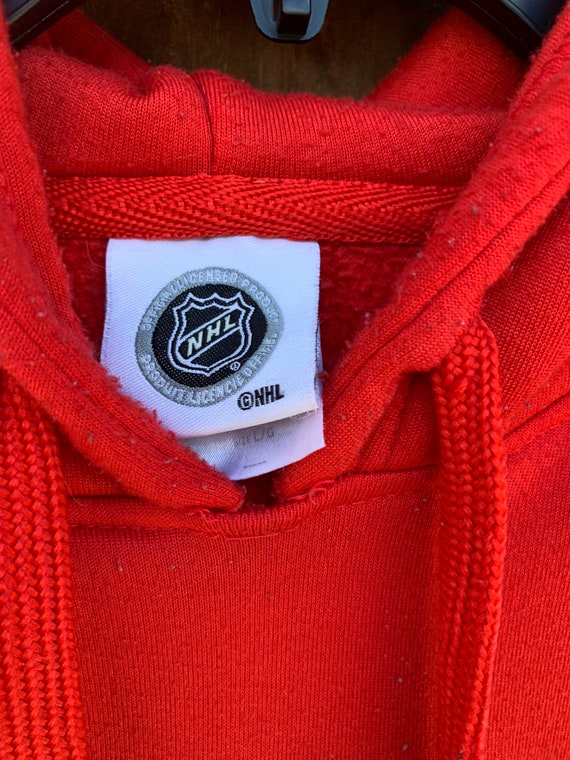 Vintage Red Wings NHL Hoodie Size L - image 3