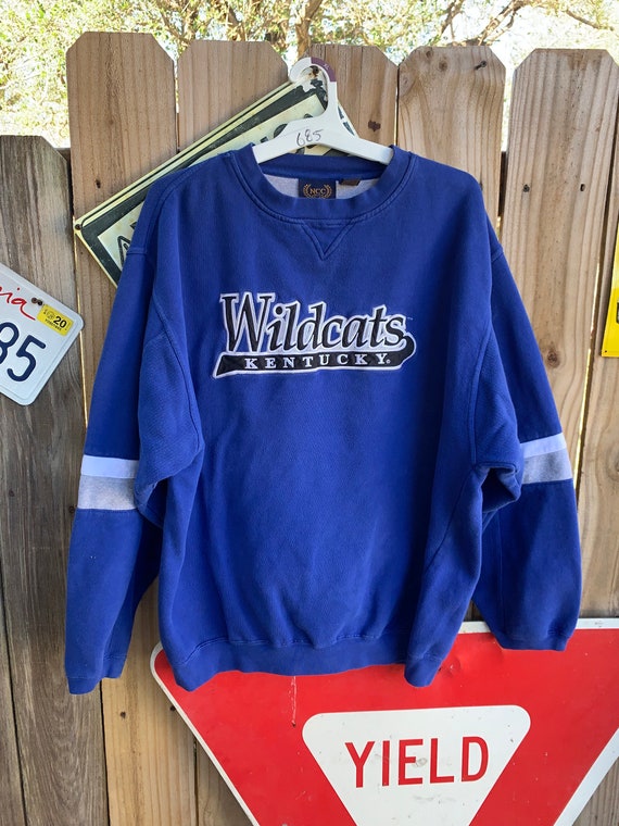 Vintage 90s Kentucky Wildcats Embroidered Sweatsh… - image 1