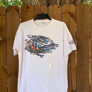 Vintage 90s Mark Martin Racing T-shirt Size XL Oneita Tag