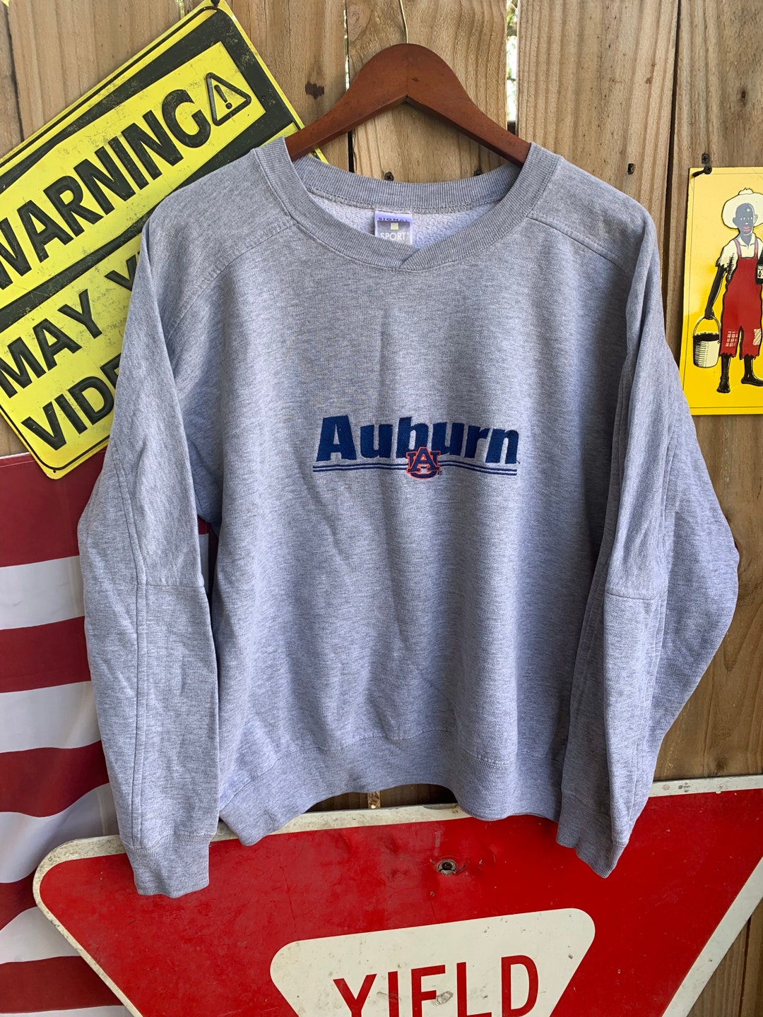 90s 古着◇オーバーン大学 刺繍カレッジスウェットトレーナー