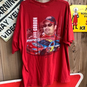 Vintage Y2K Jeff Gordon NASCAR Winners Circle Tshirt Size XL