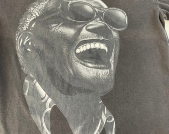 Vintage 90s-00s Ray Charles the Genius the Brother Ray Rap Tee