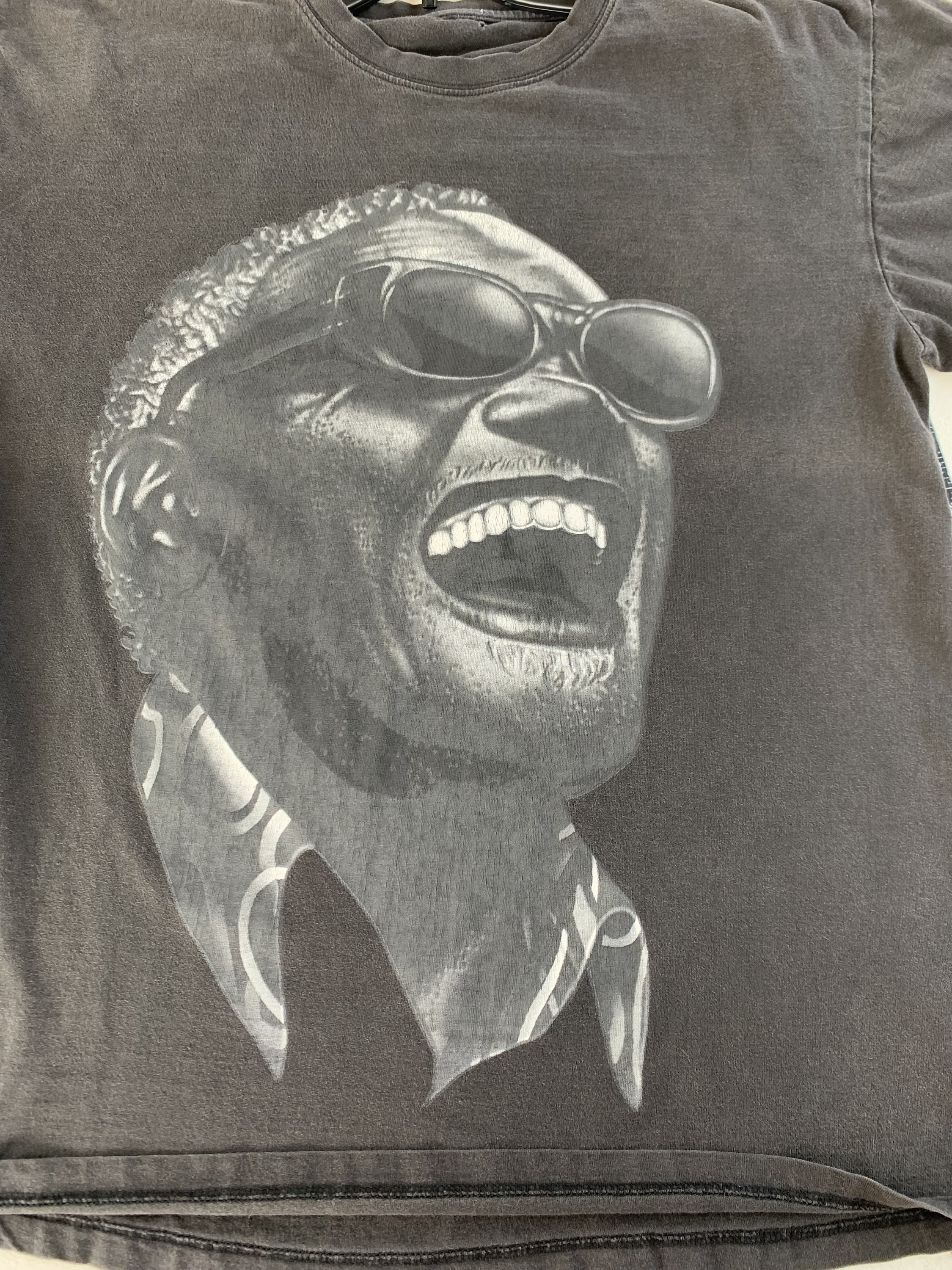 Vintage 90s-00s Ray Charles the Genius the Brother Ray Rap Tee