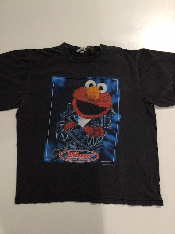 Vintage Elmo Cool Style Sesame Street T-shirt Size XL by -