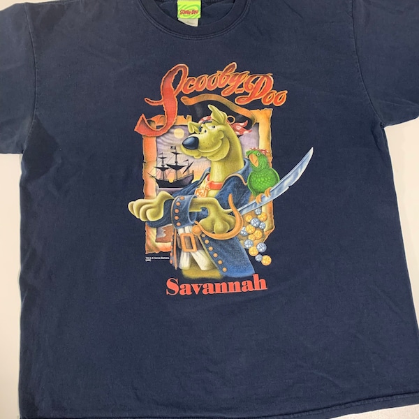 Vintage 2002 Scooby Doo T-shirt Size XL Savannah
