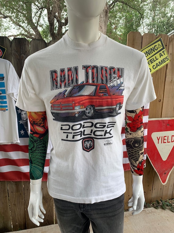 Vintage 1995 Ram Dodge Truck T-shirt Size L Ram To