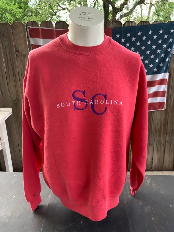 Vintage Y2K South Carolina Embroidered Sweatshirt 