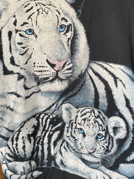 Vintage 90s Tiger Button Up Shirt | eBay