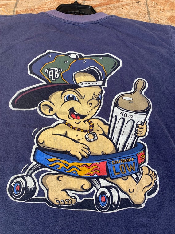 Vintage 90s Baby Low Rider California Low skater … - image 2
