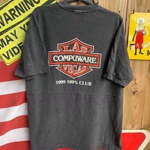 Vintage 1999 Las Vegas Compuware T-shirt Size XL