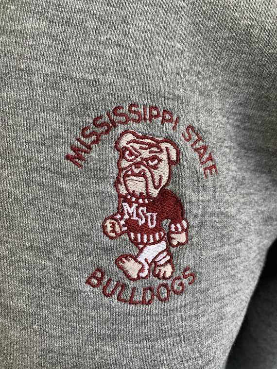 Vintage 90s Mississippi State Bulldogs embroidere… - image 2