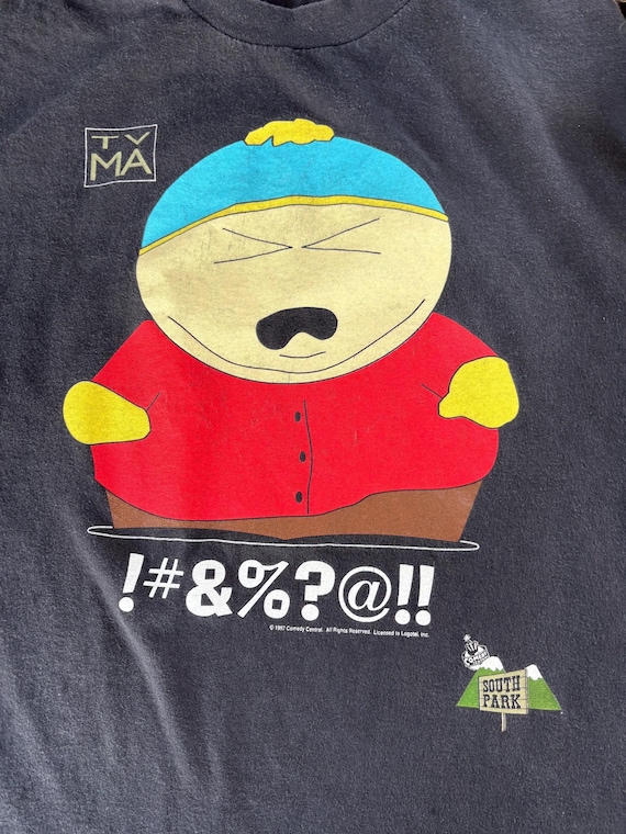Vintage 1997 South Park Eric Cartman Black T-shirt XL - Etsy UK