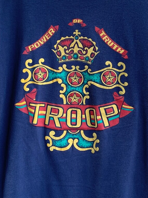 Vintage 80s Troop Power of Truth T-shirt Size XL … - image 2