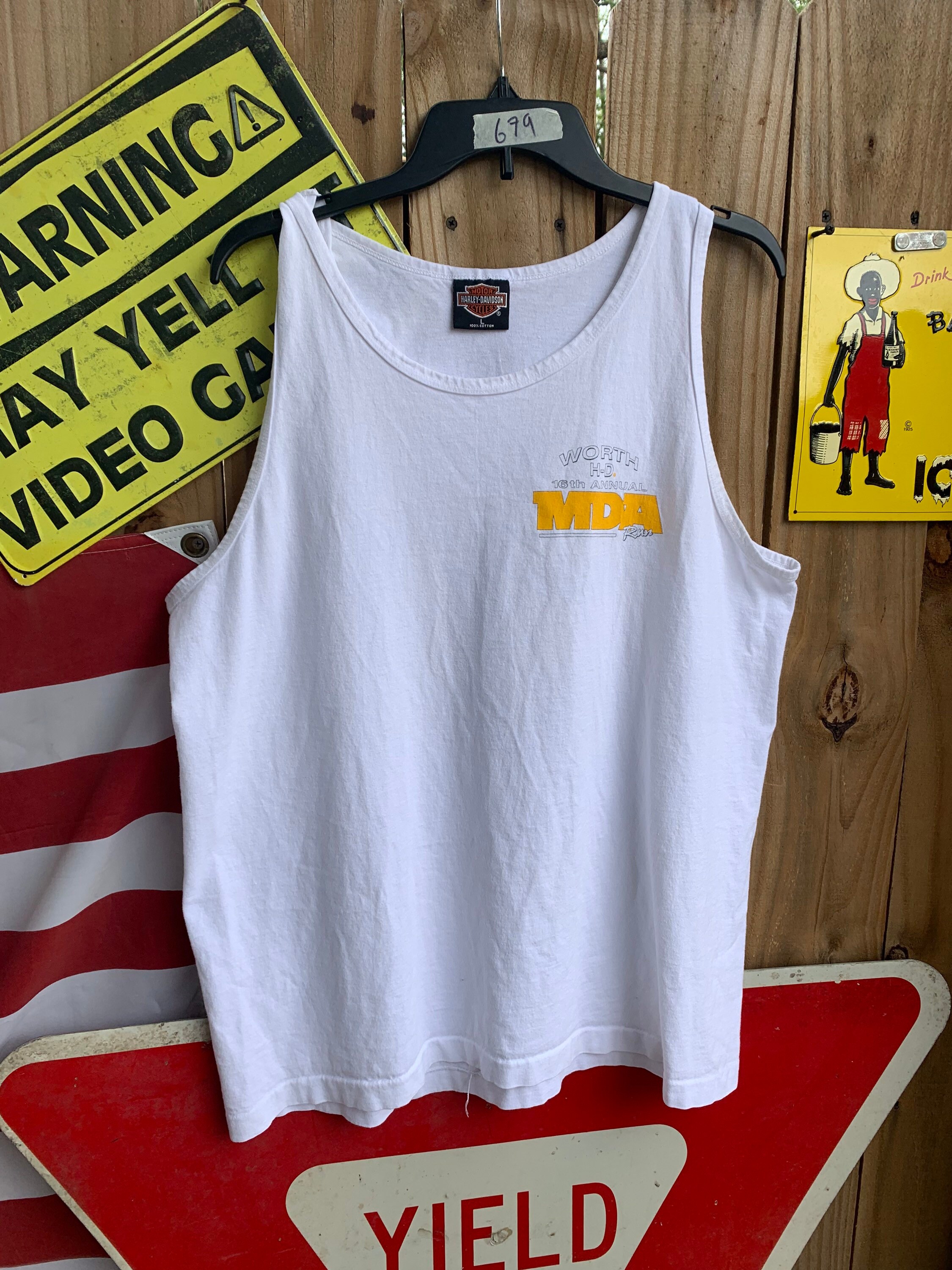 【マストバイ】90s Harley Davidson タンクトップ L Vintage 90s Harley Davidson Tank Top Size L 16th Annual Ride