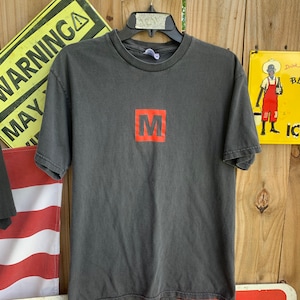 Vintage 90s M Logo T-shirt Size M